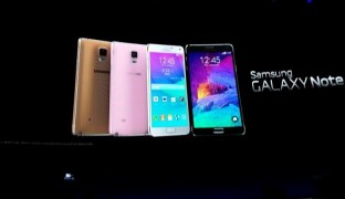 Samsung presenta el Galaxy Note 4 con borde metálico y acabado en cuero