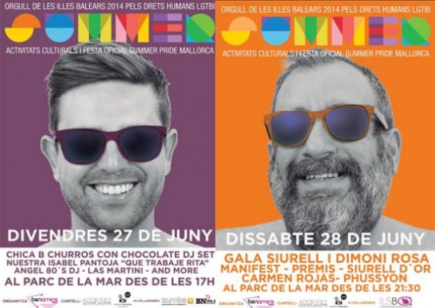 Ben Amics celebra el Orgullo en Mallorca bajo el lema ‘Por los Derechos Humanos LGTBI 2014’