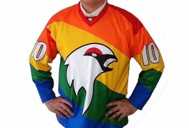 Un equipo de hockey sobre hielo sueco llevará uniforme arco iris para defender los derechos LGBT