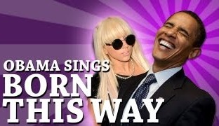 ¡Qué bueno! Obama cantando 'Born this way' de Lady Gaga