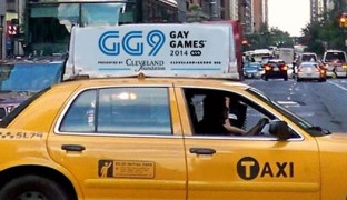 Taxistas homófobos se niegan a llevar publicidad de los Gay Games 2014