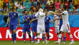 Un grupo gay brasileño protesta en el Mundial contra la homofobia de Irán