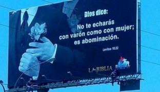 El colectivo gay de Perú pide censurar un anuncio que cita la Biblia y condena las prácticas homosexuales