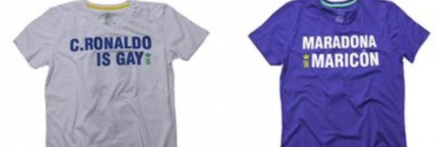 Una tienda brasileña vende camisetas donde llama a Maradona 