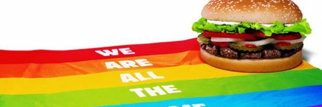 Burger King celebra el Orgullo LGBT con envoltorios arco iris para Whoppers igualitarios